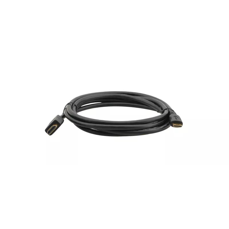 Kramer C-HM/HM/A-C-6 High-Speed HDMI kábel s Ethernetom, Mini HDMI Type-C konektor samec na HDMI Type-A konektor samec, 1,8 m, čierny 97-01115006