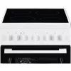 Electrolux 300 Series voľne stojaci elektrický sporák s elektrickou rúrou, biela, 50 cm