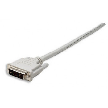 Digitus DVI-D Single Link kábel, DVI-D 18+1 pin konektor samec na DVI-D 18+1 pin konektor samec, 2 m, čierny, skrutkovateľný AK-320107-020-S