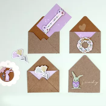 Artoz 3D kvetinové papierové samolepky, 6 kusov, samolepiace, rôzne kvetinové motívy na tvorenie, scrapbooking, výrobu pohľadníc, dekorovanie, viacfarebné, matný povrch 185600-222
