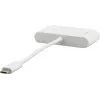Kramer ADC-U31C/M2 USB-C multiport adaptér – 4K HDMI, USB-A, USB-C PD, 17 cm, biely 99-97210004
