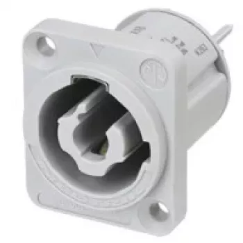 Neutrik NAC3MPXXB powerCON TRUE1 TOP zabudovaný konektor, samec, 2+PE, 20 A, 250 V AC, sivý, panelová montáž