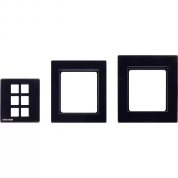 Kramer Electronics RC-206/RC-306 EU Panel Set 80/86 (B) – čierny sada rámu a predného panelu pre EU verziu RC-206/RC-306 30-00020599