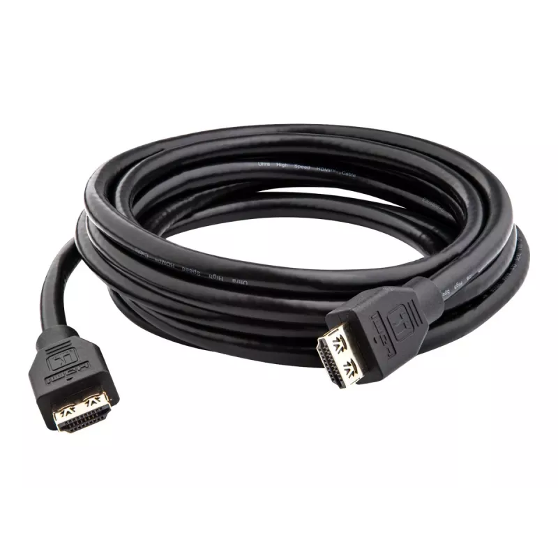 Kramer C-HMU-3 Ultra High Speed HDMI kábel s Ethernetom, 0,9 m, uzamykateľné konektory, čierny, 8K 60 Hz 97-0102003