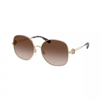 Tory Burch TY6112-334613 dámske slnečné okuliare Butterfly Dark Havana hnedá Gradient 56/16/140 mm
