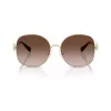 Tory Burch TY6112-334613 dámske slnečné okuliare Butterfly Dark Havana hnedá Gradient 56/16/140 mm