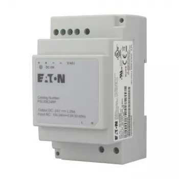 Eaton PSL30E24RP jednofázový spínaný napájací zdroj 30W 24V DC DIN lišta EP-401403