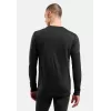 Odlo Merino 200 BL Top Crew Neck LS spodná vrstva tričko - čierna - XXL