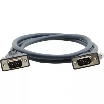 Kramer C-MGM/MGM-6 VGA kábel, HD-15 konektor samec na HD-15 konektor samec, 1,8 m, zaliaty, čierny 92-7201006