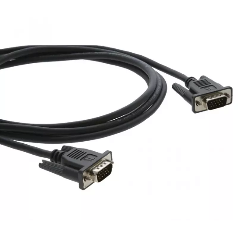 Kramer C-MGM/MGM-6 VGA kábel, HD-15 konektor samec na HD-15 konektor samec, 1,8 m, zaliaty, čierny 92-7201006