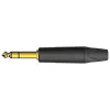 Neutrik NP3XX-AU-0 1/4 palca TRS jack konektor samec so zlátenými kontaktmi