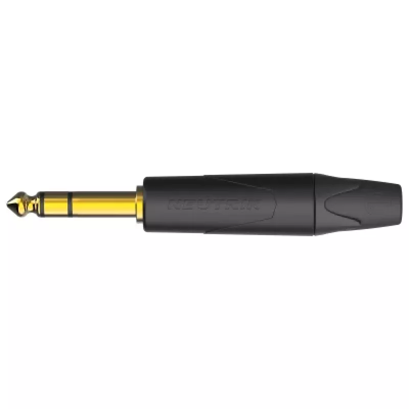 Neutrik NP3XX-AU-0 1/4 palca TRS jack konektor samec so zlátenými kontaktmi