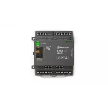 Arduino Opta analógový rozširujúci modul AFX00007 - 4 konfigurovateľné analógové vstupy, 2 analógové výstupy, 12-24 VDC, DIN lišta