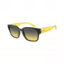 Arnette AN4325-27862Q unisex hranaté slnečné okuliare, sivý rám, sivé polykarbonátové sklá, 54-19-145 mm