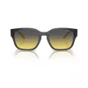 Arnette AN4325-27862Q unisex hranaté slnečné okuliare, sivý rám, sivé polykarbonátové sklá, 54-19-145 mm
