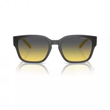 Arnette AN4325-27862Q unisex hranaté slnečné okuliare, sivý rám, sivé polykarbonátové sklá, 54-19-145 mm