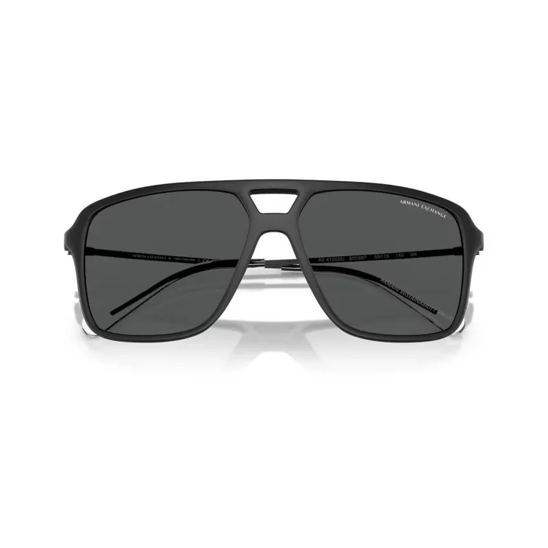 Armani Exchange pánske AX4150SU slnečné okuliare, čierny rám, sivé sklá, 59/15/145 mm AX4150SU80588
