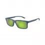 Armani Exchange AX4157SU83768 pánske slnečné okuliare matne čierne tmavosivé 57/19/145 mm