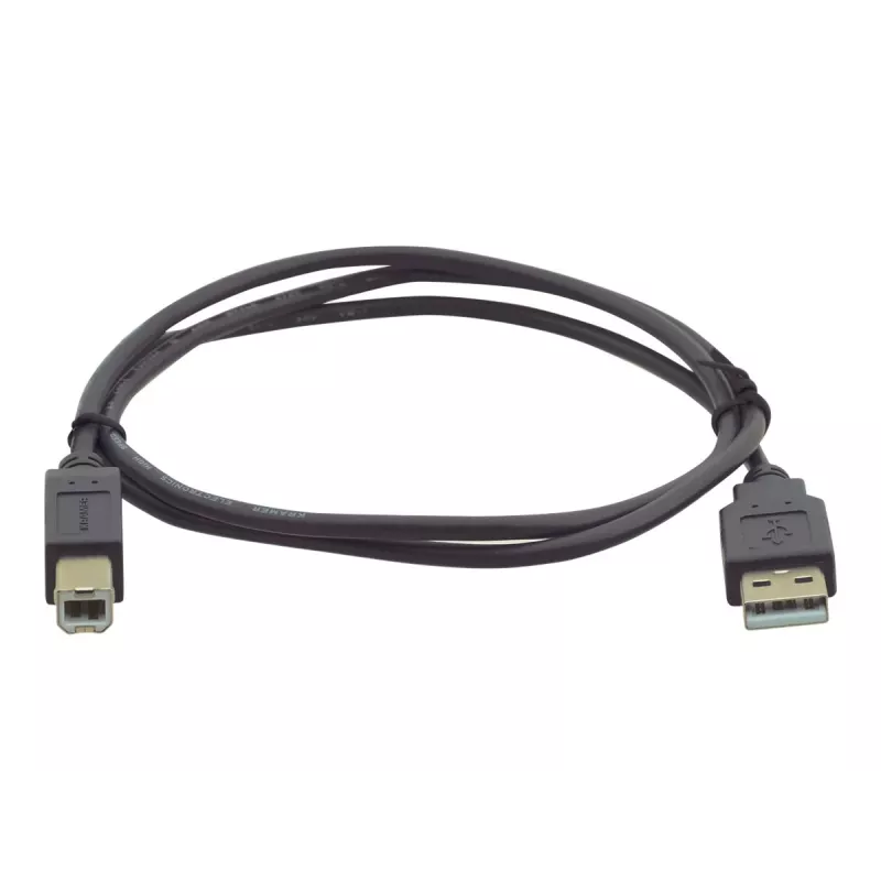 Kramer Electronics 0,9m USB 2.0 kábel USB-A konektor samec na USB-B konektor samec čierny (96-0215003)