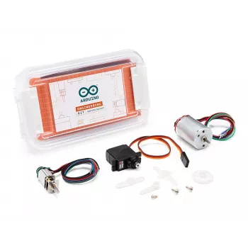 Arduino AKX00033 motor pre Engineering Kit R2 - 12V jednosmerný motor s kefkami, 6000 ot/min, D-hriadeľ