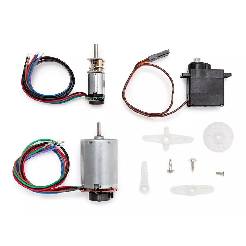 Arduino AKX00033 motor pre Engineering Kit R2 - 12V jednosmerný motor s kefkami, 6000 ot/min, D-hriadeľ