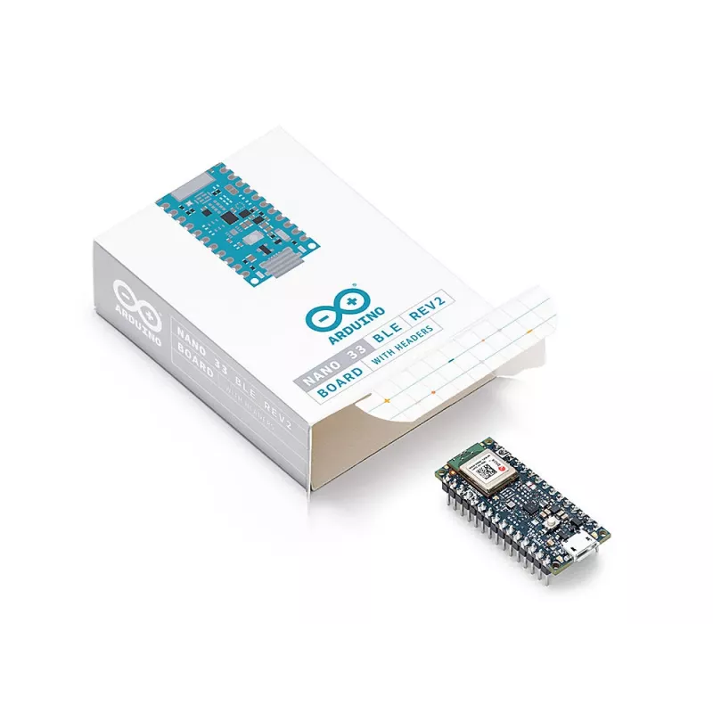 Arduino Nano 33 BLE Rev2 s hlavičkami - ABX00072