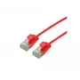 ROLINE RM UTP patch kábel Cat.6A Class EA Slim červený 5m 21.45.3417