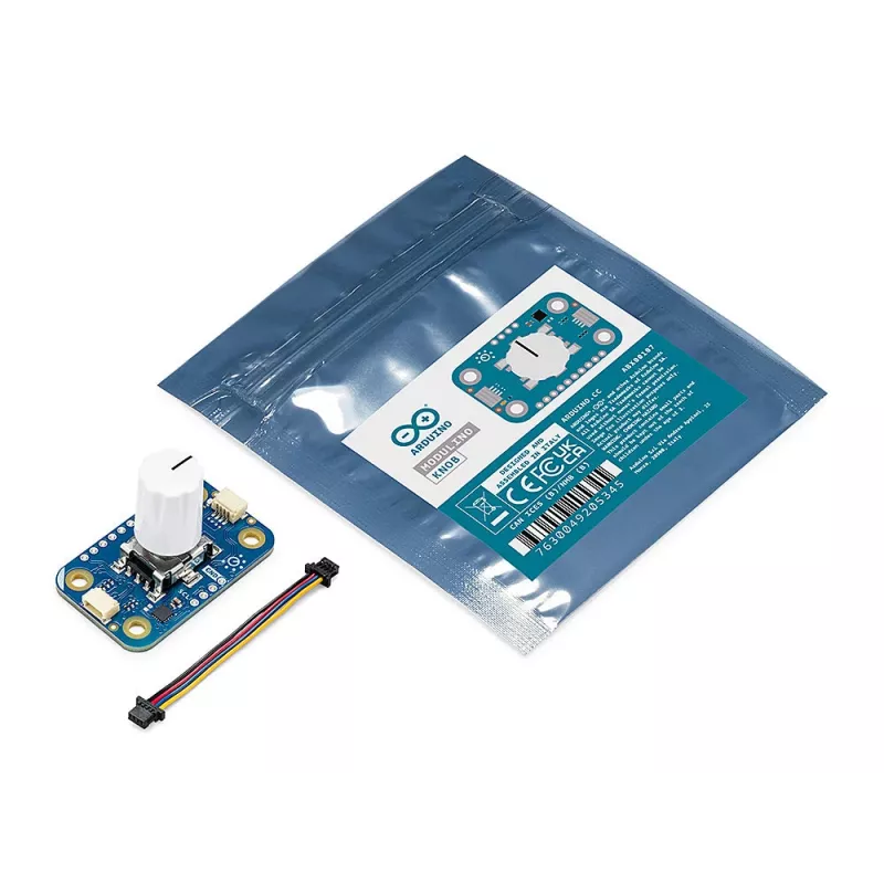 Arduino ABX00107 Modulino Knob rotačný enkodér modul s tlačidlom