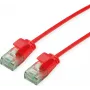 ROLINE RM UTP patch kábel Cat.6A/Class EA SLIM červený 2m 21.45.3415