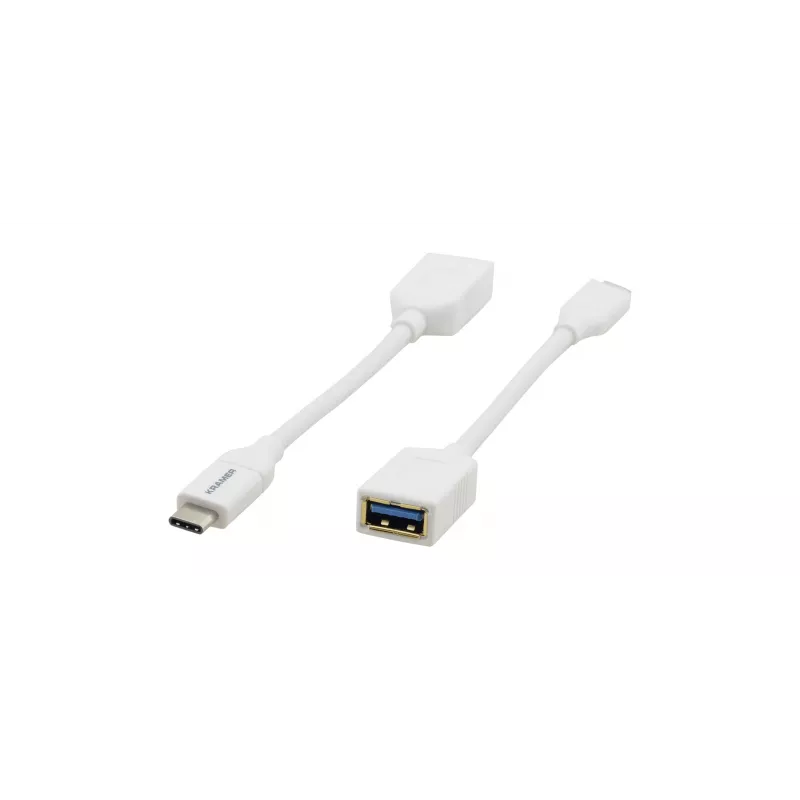 Kramer Electronics ADC-USB31/CAE USB 3.2 Gen 1 kábel, USB-C na USB-A, biela, 0,91 m 99-97210005