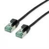 ROLINE RM U/FTP Cat.6A/Class EA SLIM patch kábel, čierna, 5 m 21.45.3357