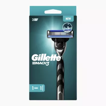 Gillette Mach3 manuálny holiaci strojček pre pánov s 1 čepeľou 8001090442819