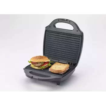 Ariete A1980 sendvičovač a gril, 750 W, čierna/strieborná