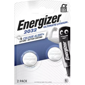 Energizer Ultimate Lithium CR2032 gombíková batéria, 3 V, 235 mAh, balenie 2 ks