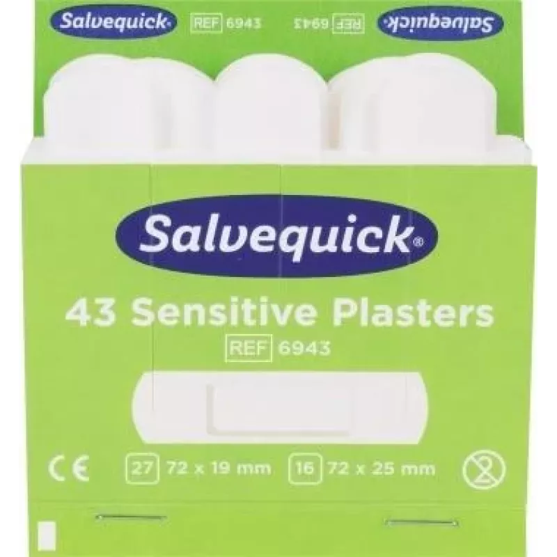 SÖHNGEN Salvequick netkané náplasti, 43 ks, telové, hypoalergénne, bez latexu 1009943