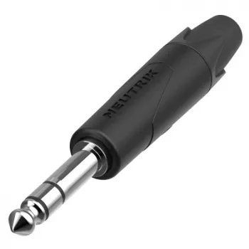 Neutrik NP3XX-NI-0 3-pólový jack konektor samec niklovaný