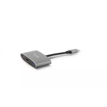 LMP USB-C Combo Hub - HDMI, 3x USB-A, USB-C PD 60W, 5Gbps, vesmírne sivý hliník pre MacBook 12