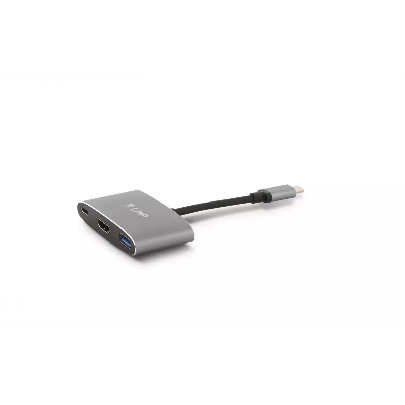 LMP USB-C Combo Hub - HDMI, 3x USB-A, USB-C PD 60W, 5Gbps, vesmírne sivý hliník pre MacBook 12