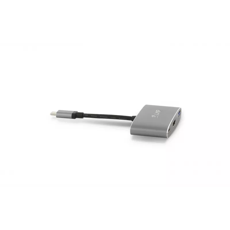 LMP USB-C Combo Hub - HDMI, 3x USB-A, USB-C PD 60W, 5Gbps, vesmírne sivý hliník pre MacBook 12