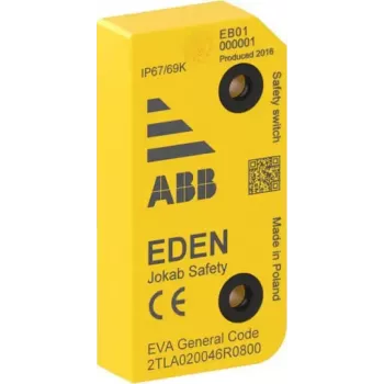 ABB bezkontaktný bezpečnostný spínač EVA General Code, RFID, 2 x OSSD, M12 8-pólový, IP67/IP69K 2TLA020046R0800
