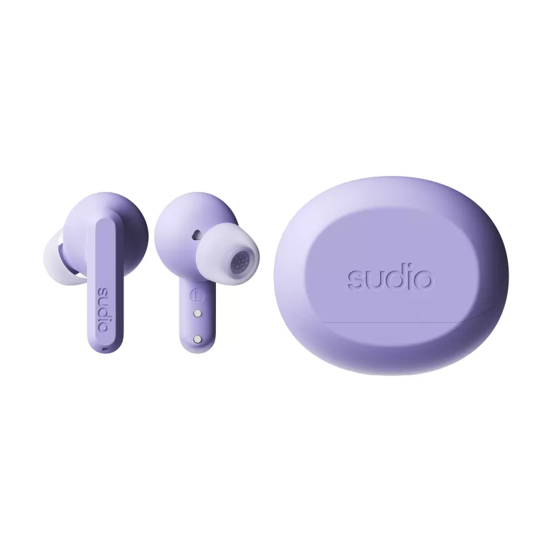 Sudio A3 Pro bezdrôtové Bluetooth slúchadlá s ANC, režimom priehľadnosti, IPX4, fialová A1PROPUR