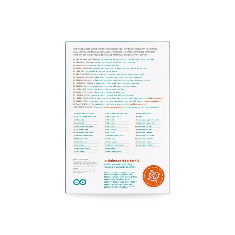Arduino K000007_R4 Kit Starter Rev 4 vzdelávací (K000007_R4)