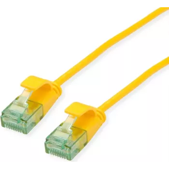 ROLINE RM UTP patch kábel Cat.6A/Class EA Slim žltý 0,15m 21.45.3420