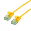 ROLINE RM UTP patch kábel Cat.6A/Class EA Slim žltý 0,15m 21.45.3420
