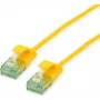 ROLINE RM UTP patch kábel Cat.6A/Class EA SLIM žltý 5m 21.45.3427