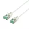 ROLINE RM U/FTP patch kábel Cat.6A/Class EA SLIM biely 3m - FTP 21.45.3366