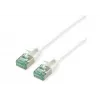 ROLINE RM U/FTP patch kábel Cat.6A/Class EA SLIM biely 3m - FTP 21.45.3366