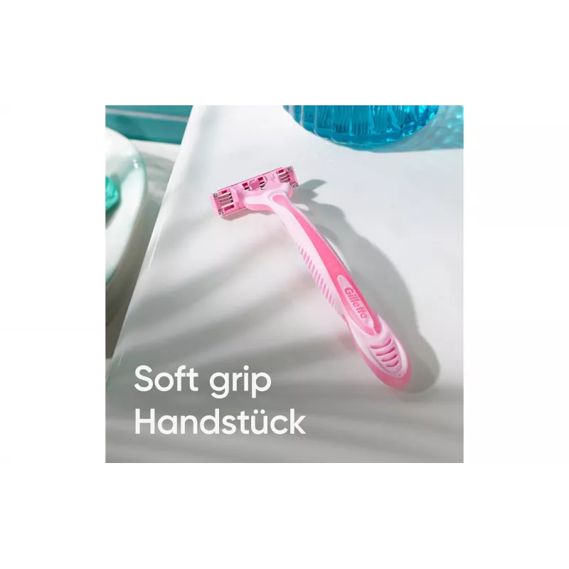 Gillette Simply Venus 3 jednorazové holiče pre dámy, 3 čepele, MoistureRich pásik, 6 ks 8006540826997
