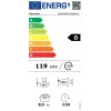 Electrolux EW6D28BE 8kg sušička s tepelným čerpadlom, energetická trieda A+++, biela