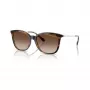 Armani Exchange dámske slnečné okuliare AX4151S, hnedý Havana rám, hnedé gradientové šošovky, 55mm AX4151S821313